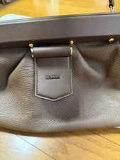 MaxMara Brown Leather Handbag #QY7JEO