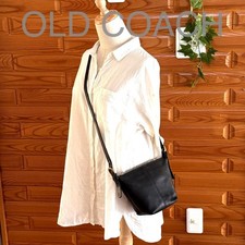 Leather repair finish OLD COACH 4130 shoulder bag, black #QYKDSQ