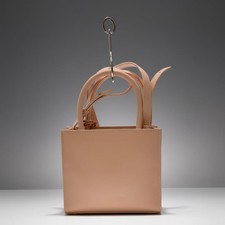 LOEWE Mini Tote Bag, Pink Beige, Handbag Leather Women #QY0O4R