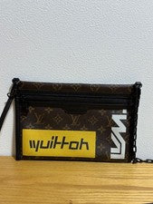 LOUIS VUITTON Messenger Bag M44641 Brown Canvas #QYAIEA