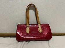 LOUIS VUITTON Vernis Handbag, Red #QYI1PL