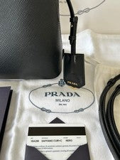 Prada 1BA286 Saffiano Leather 2-Way Handbag #QY6O4I