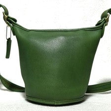 Classic COACH shoulder bag 9019 GREEN US #QY0NMM