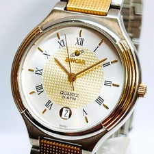 Enicar Men's Gold Watch 955 385 Date 00s #QYGXME