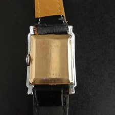 BENRUS SWISS shock resistant watch with small seconds, 14K gold filled, #QY3FHV