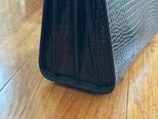 SAINT LAURENT crocodile embossed handbag #QYGB08