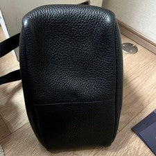 Prada Leather Tote Bag, Black #QYDRFG