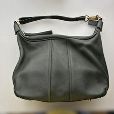 OLD COACH Leather Shoulder Bag, Dark Green Hobo #QYCG1F