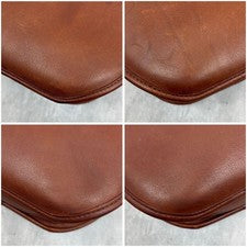 COACH Old Coach shoulder bag, round shape, leather, brown. #QYGIQL