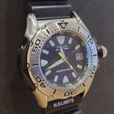 SEIKO PULSAR Solar Diver 200m Water Resistant, Stored in a Dehumidifying #QY903C