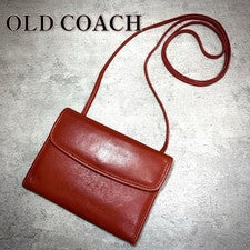 OLD COACH Shoulder Bag Wallet Glovetanned Leather Pouch #QY3NCM