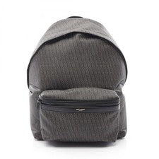 SAINT LAURENT PARIS City Monogram All-Over Pattern Backpack Brown #QYF8GC