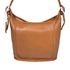 COACH Old Coach Bucket Shoulder Bag USA Glovetanned Leather #QY30DI