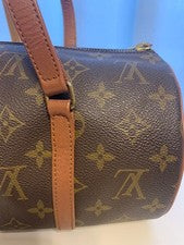 LOUIS VUITTON Monogram Handbag Set, Papillon 30 Old Model, 1992 Brown #QY4ZKZ