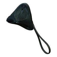 ISSEY MIYAKE 3D Pleated Triangle Bag, Black #QYAJX1