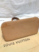 LOUIS VUITTON Alma Monogram Canvas Handbag Brown W30cm H24cm Duty Free #QY0WF3