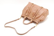 Miu Miu 2-Way Handbag/Shoulder Bag, Beige #QYGYVZ