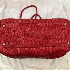 miu miu Miu Miu Nappa Crockett Matelasse Bag