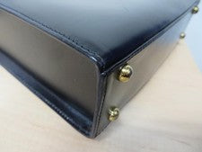 Cartier Panthère handbag, gold hardware, black leather. #QY7BP8