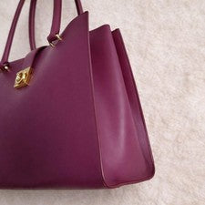 FERRAGAMO Bordeaux Leather Bag Series: High-Quality and Elegant #QYEEGZ