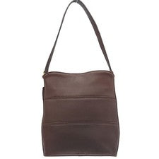 Old Coach Tribeca Shoulder Bag, Dark Brown Leather, 9083 #QYAYGB