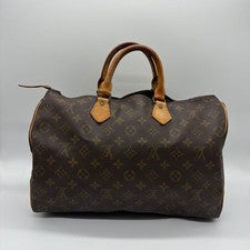 LOUIS VUITTON Speedy 35 Monogram Boston Bag #QYBLKH