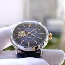 ORIENT STAR limited winding watch, navy #QY00D2