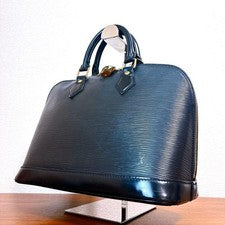 LOUIS VUITTON Epi Alma Handbag, Black #QYDY0Q