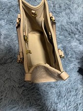 LOUIS VUITTON beige leather handbag Women #QY2L92