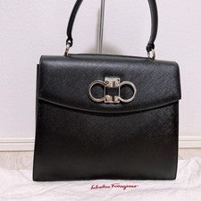Ferragamo handbag, leather, black #QYIVK7