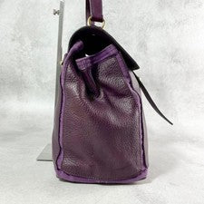 SAINT LAURENT Saint Laurent Muse Two, purple leather shoulder bag. #QYF82E