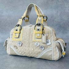 COACH Tweed Soho Floral Satchel Bag #QYGIQL