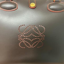 LOEWE Anagram Tote Bag Handbag Brown #QYEN3T