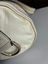 GUCCI Leather Handbag Duchess Mini Boston Handbag with Ribbon #QY86FN
