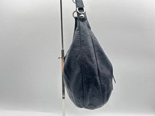 Y2KCOACH Poppy Leather Shoulder Bag, Black #QY0813