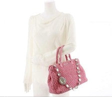 miumiu nappa crystal 2way tote bag