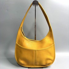 Old Coach USA-made Ergo 9033 Mustard One-Shoulder Bag #QYHD8X