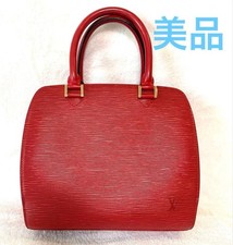 Louis Vuitton Epi Pont Neuf Red Handbag #QY9FRU