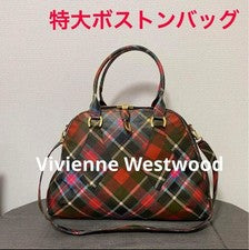 VIVIENNE WESTWOOD Yasmin Boston Bag Multicolor Genuine Leather Italy #QYDCUF