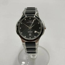 Men's TECHNOS watch, carbon ceramic, analog watch, 197-260226-SY-06-iwa, #QYJB1C
