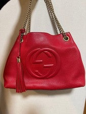 GUCCI chain bag, red Red #QY5LJ4