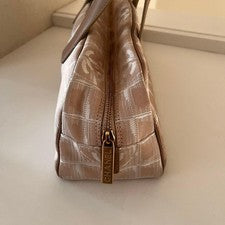 CHANEL New Travel Line Mini Boston Bag Beige #QYJJBK