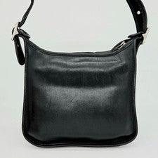 Old Coach Legacy Zip Shoulder Bag, Made in USA, Black #QYFNY7