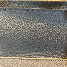Saint Laurent 2-way handbag, gray, women's, with certificate of authenti #QY7J0W