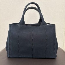 PRADA CANAPA handbag, black #QYBLJZ