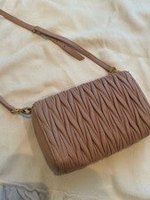 Final price miumiu Miu Miu Matelasse shoulder bag pink beige