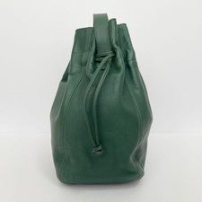 Old Coach shoulder bag, drawstring type, green. #QY1YDG