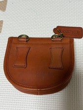 OLD COACH Leather Pouch Mini Bag Brown Old Coach #QYJIMN