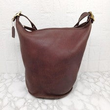 OLD COACH Leather Bucket Shoulder Bag, Made in USA #QY2STE