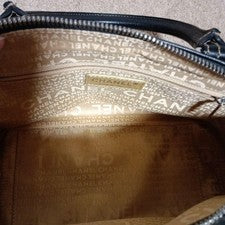 CHANEL Black Leather Fringe Tote Bag Boston #QY9WQX